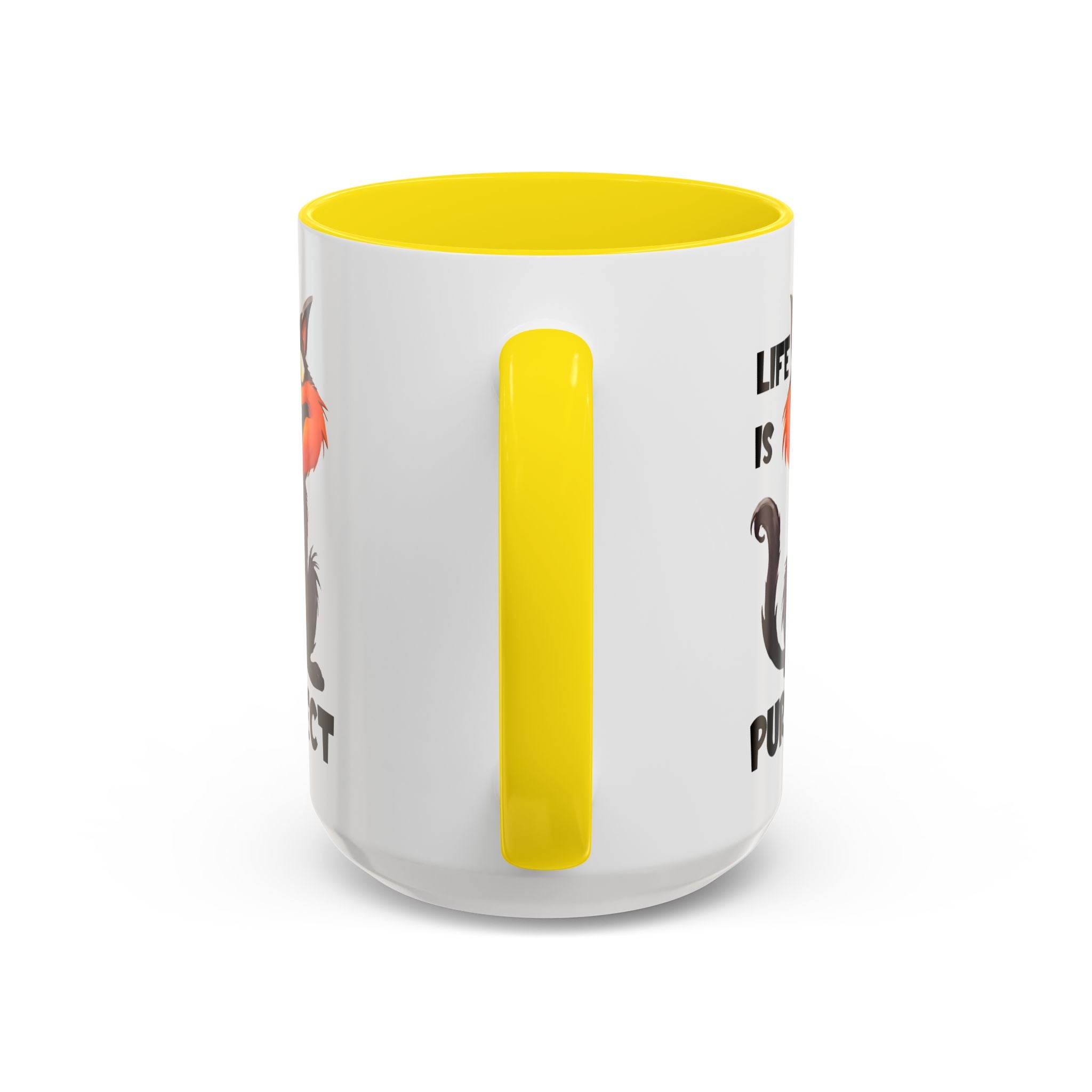 Purrfect Cat Accent Coffee Mug, Cat Lover Gift, Funny Drinkware, Cute Kitchen Accessory, Pet Owner Mug, Unique Gift Idea