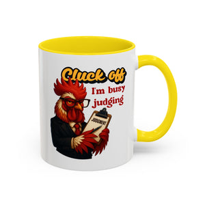 Funny Cluck Off Coffee Mug - Perfect for Chicken Lovers, Gag Gifts, Office Humor, and Birthdays