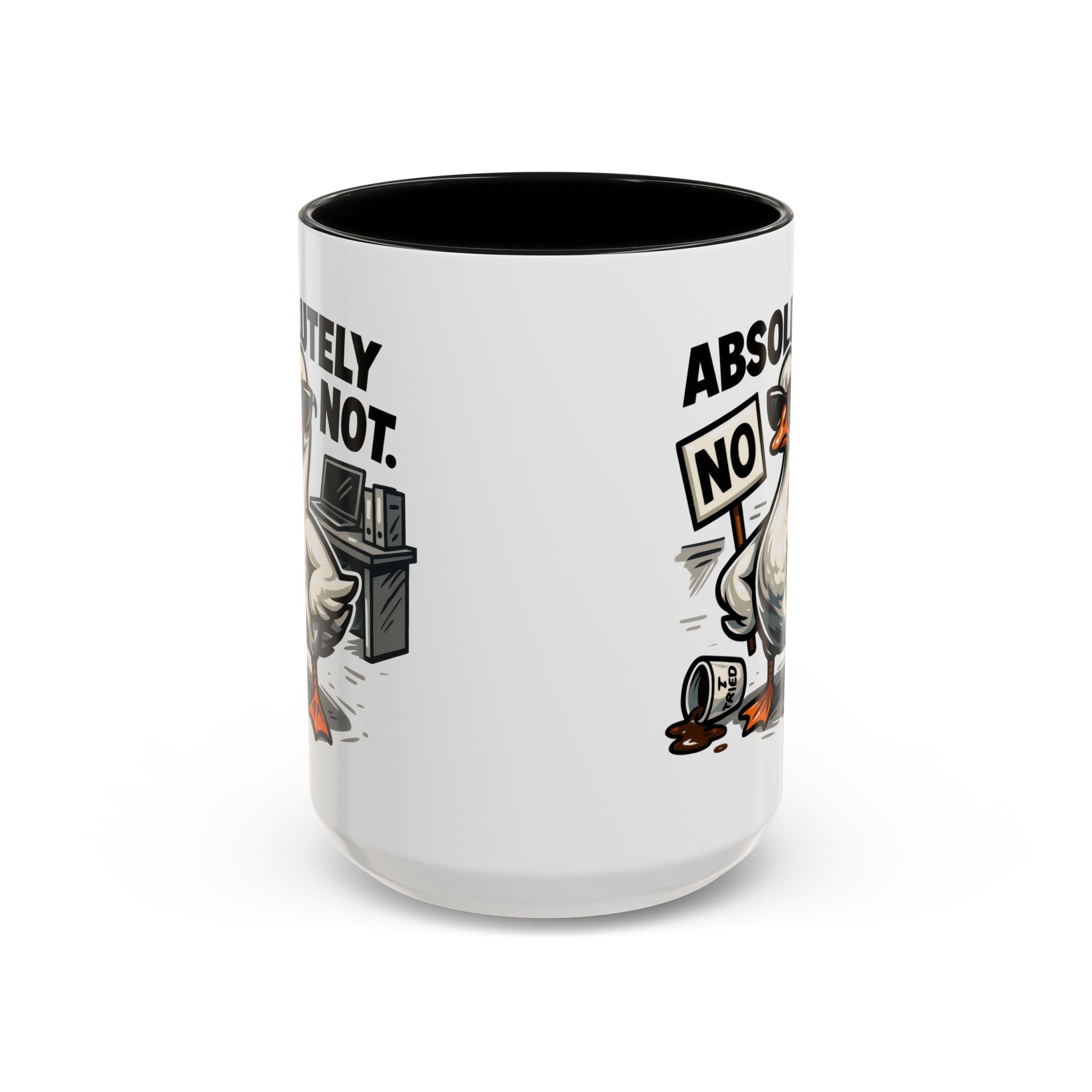 Sassy Coffee Mug, Humorous Gift for Geese Lovers, Fun Office Desk Decor, Funny Animal Cup, Quirky Kitchenware