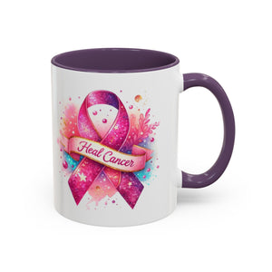 Inspirational Cancer Awareness Mug, Positive Affirmation Cup, Gift for Survivors, Supportive 11oz or 15oz Ceramic