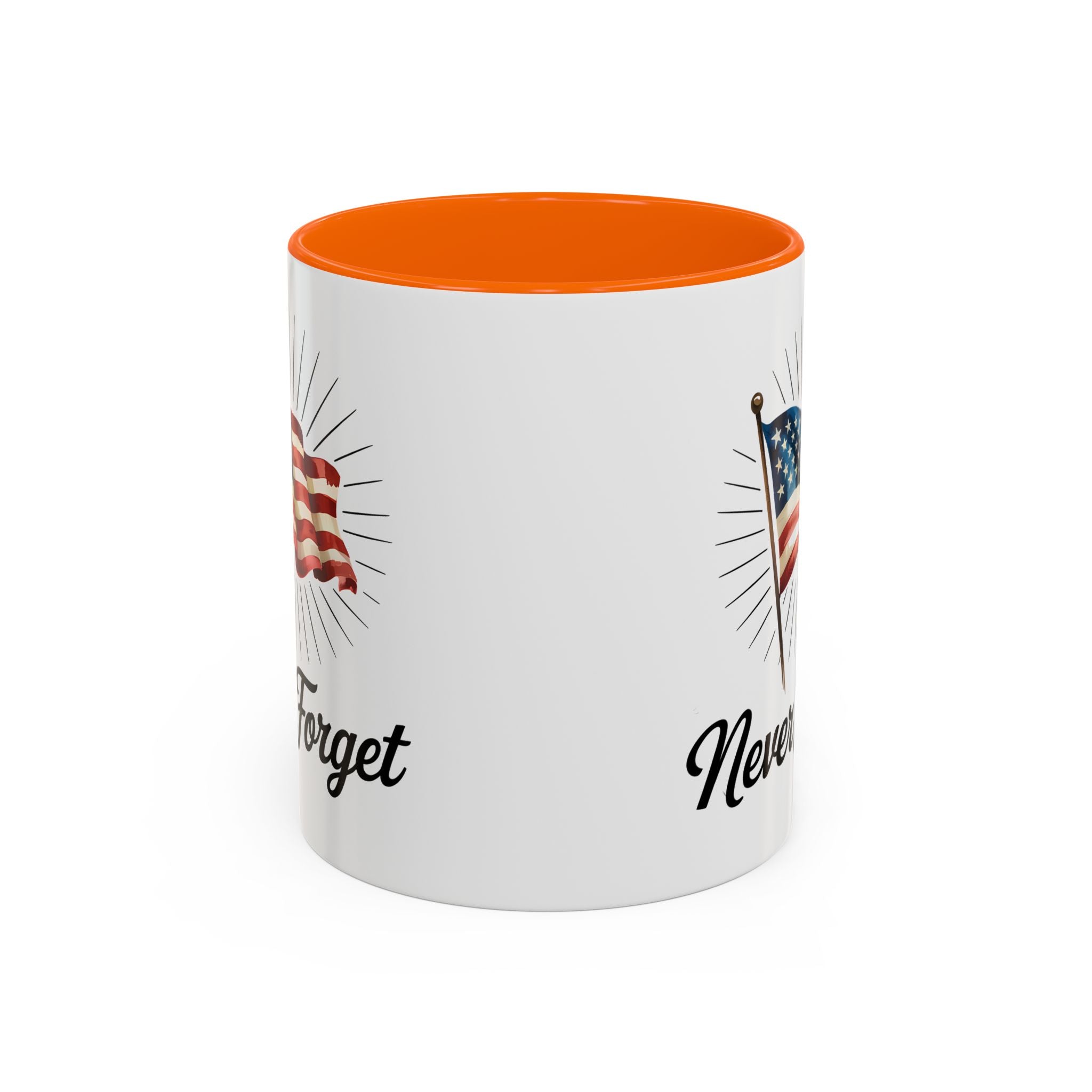 Patriotic Never Forget Coffee Mug - 11oz & 15oz USA flag