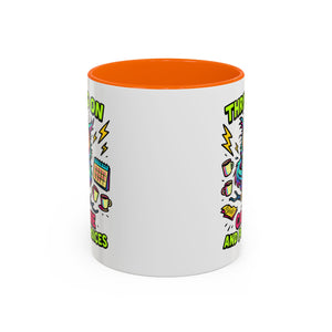 Thriving on Caffeine Mug | Funny Owl Coffee Cup | Gift for Coffee Lovers | Cute Kitchen Decor | Birthday, Holiday Gift
