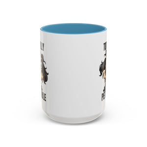 Totally Pettable Coffee Mug, Dog Lover Gift, Animal Print Mug, Funny Pet Mug, Customizable Coffee Cup, Gift for Pet Owners