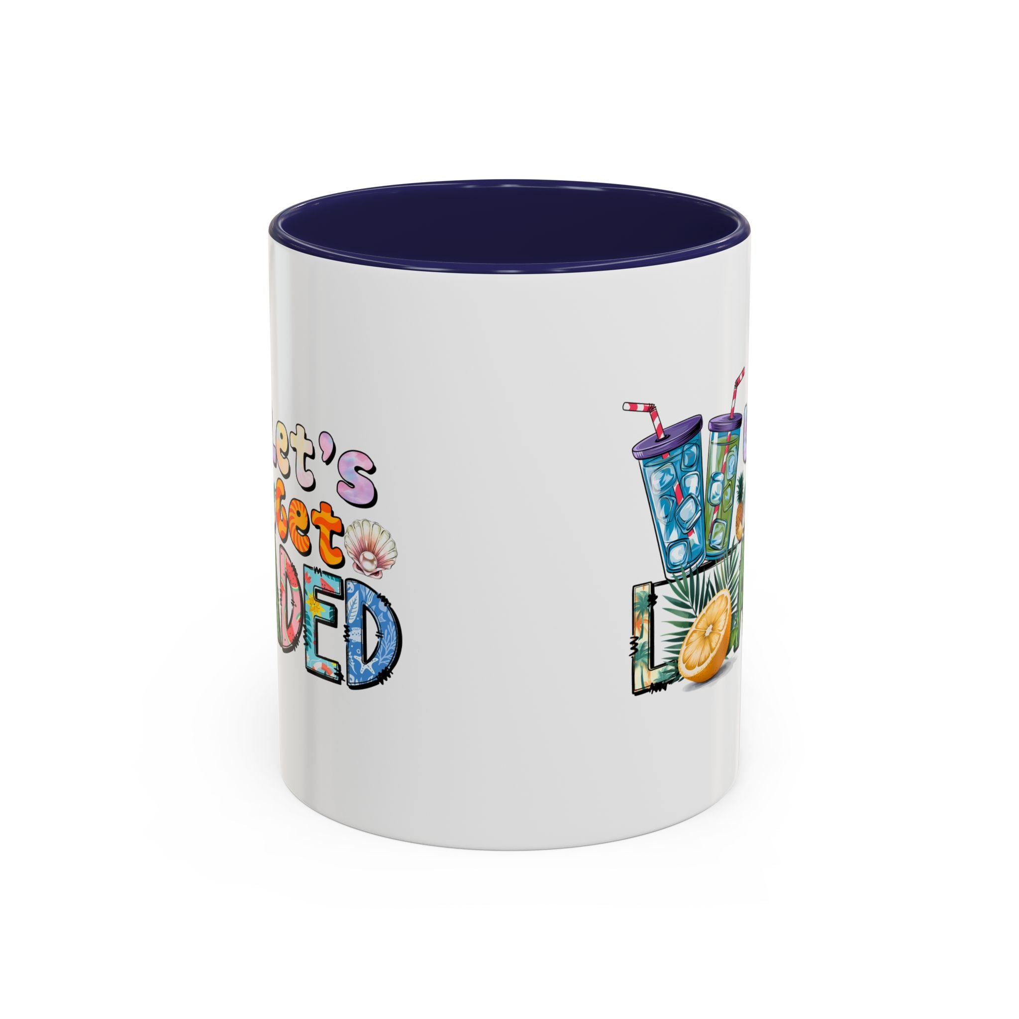 Colorful 'Let's Get Loaded' Coffee Mug - Fun Drinkware for Parties & Gatherings