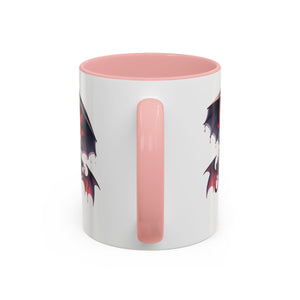 Gothic vampire girl  horror art Accent Coffee Mug (11, 15oz)