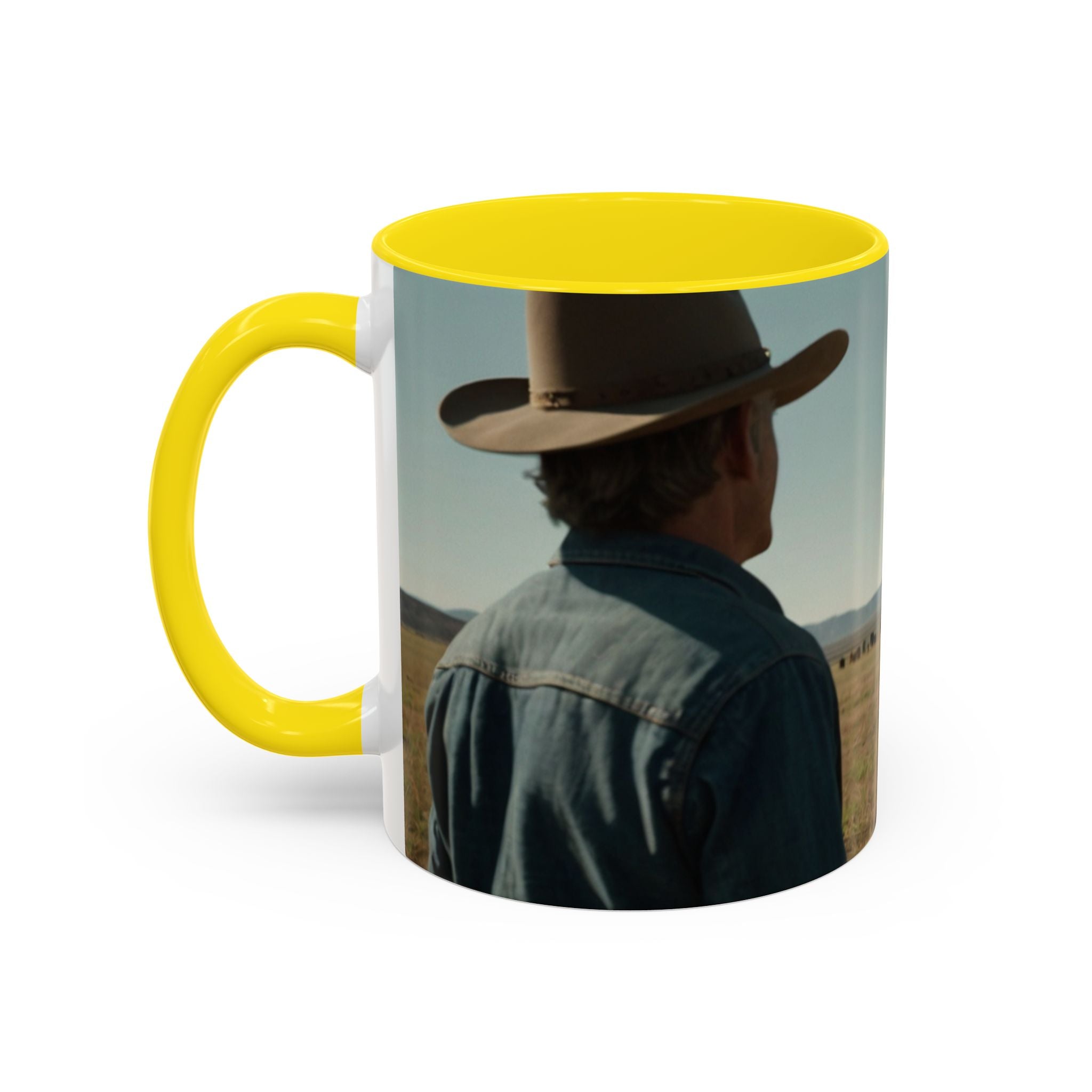 Alien Encounter Accent Coffee Mug – Sci‑Fi UFO Extraterrestrial Design (11/15oz)