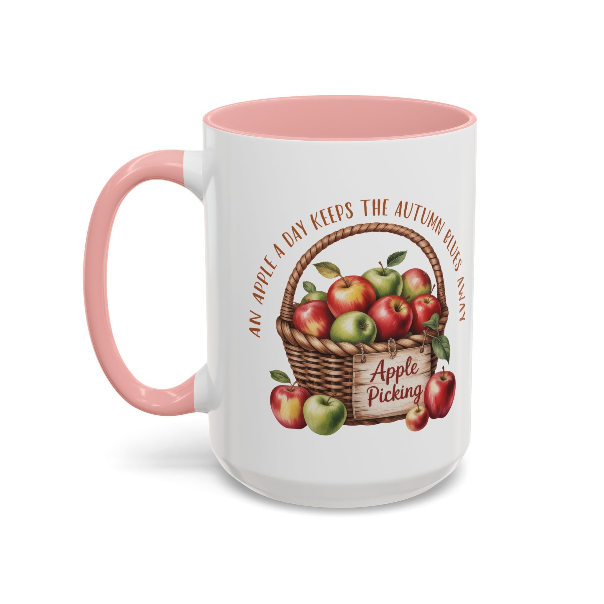 Autumn Apple Picking Coffee Mug - 11 and 15oz - Perfect Gift for Fall Lovers