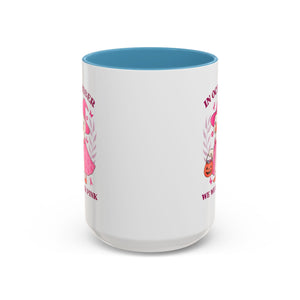 Halloween Breast Cancer Awareness Coffee Mug | October 2023 Gift, Pink Ribbon Mug, Spooky Coffee Cup, Cute Duck Mug, Fall Decor