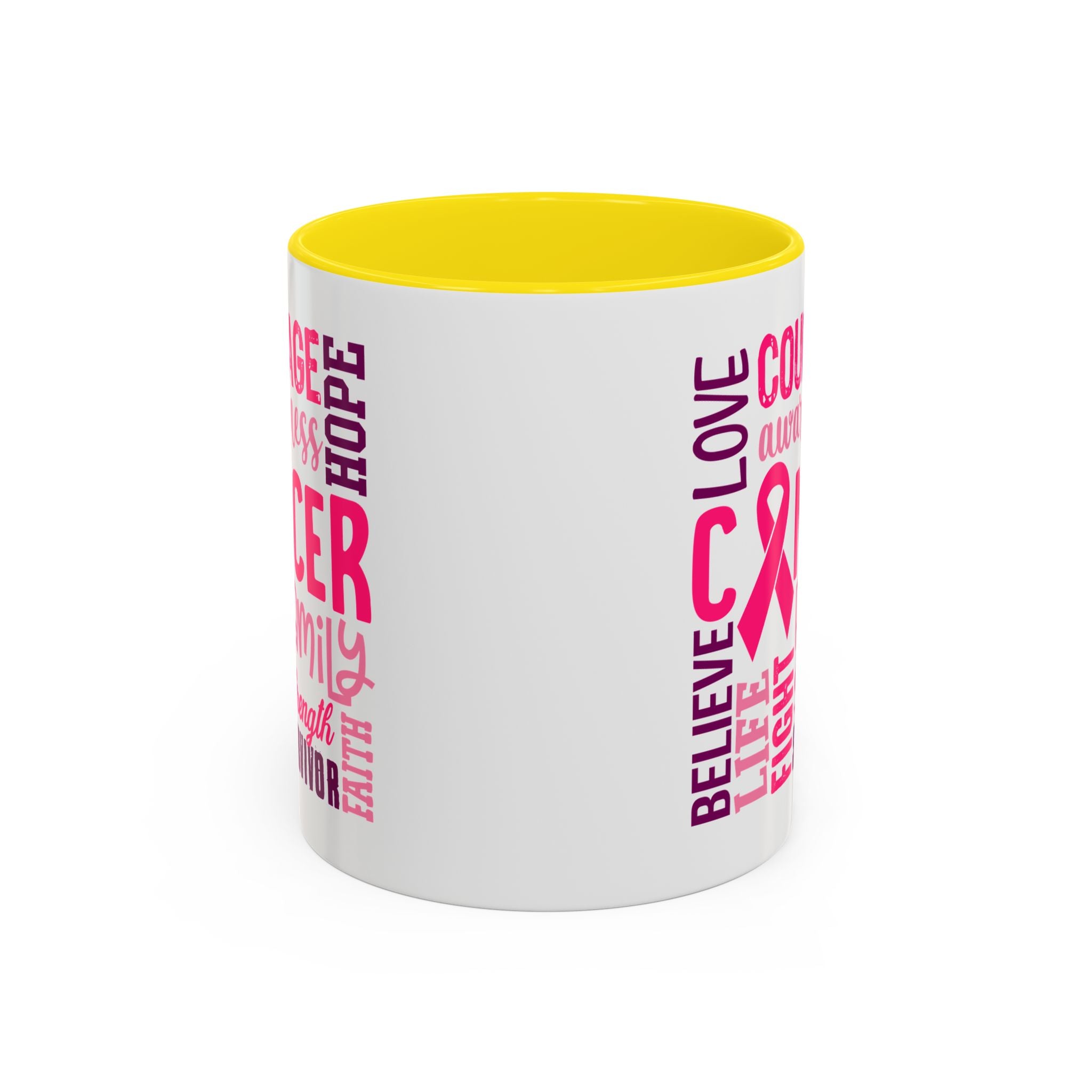 Inspirational Cancer Awareness Coffee Mug, Support Gift, Hope for Survivors, Breast Cancer Month, Motivational Mug, Encouragement Mug