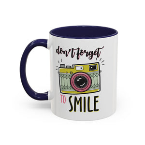 Inspirational Coffee Mug - 'Don't Forget to Smile' mental health