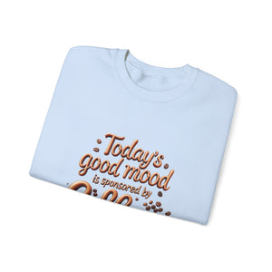 Coffee Mood Crewneck Sweatshirt - Cozy Gift for Coffee Lovers, Perfect for Birthdays, Holidays, Casual Days, Comfortable Wear