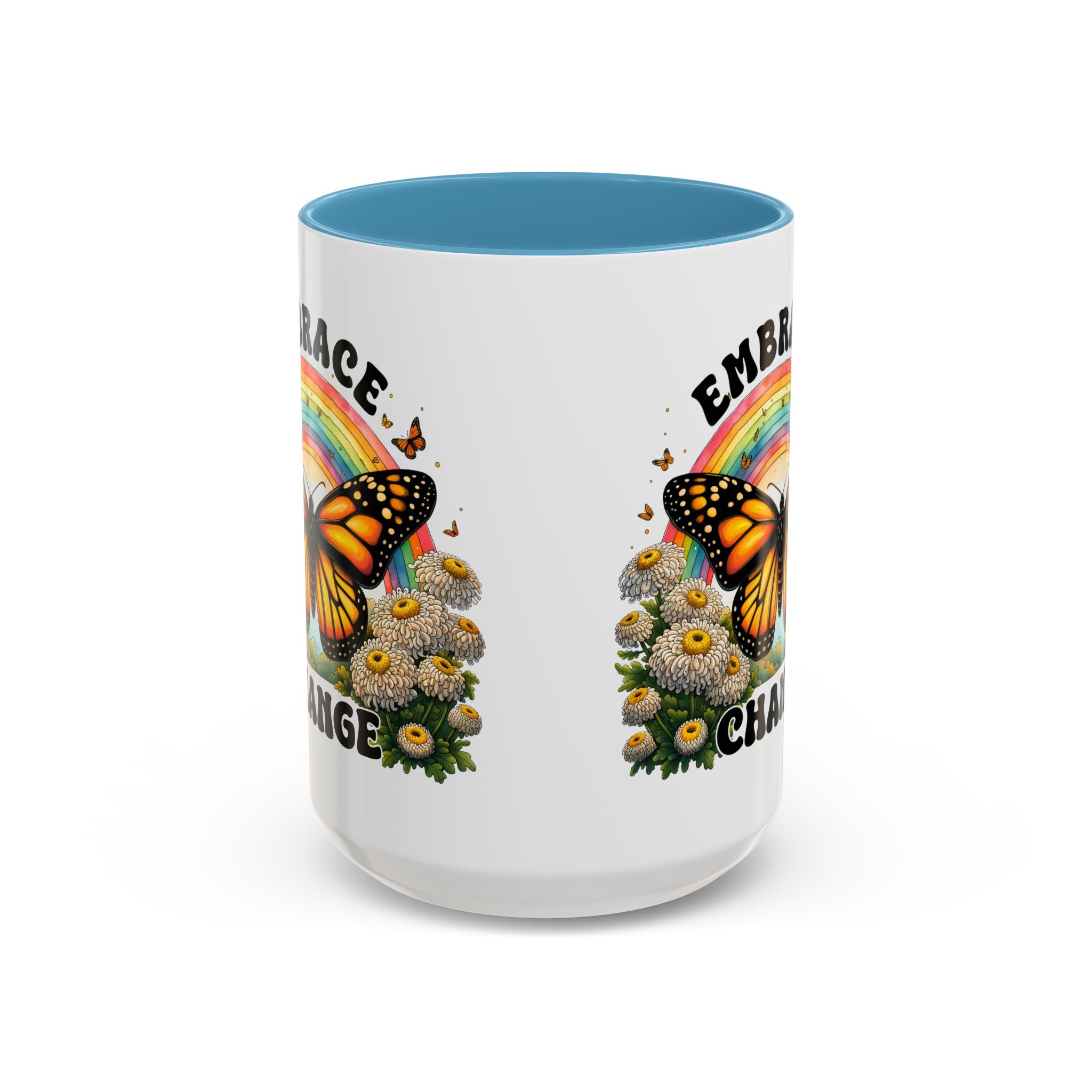 Embrace Change Butterfly Coffee Mug – Inspirational Gift for Nature Lovers