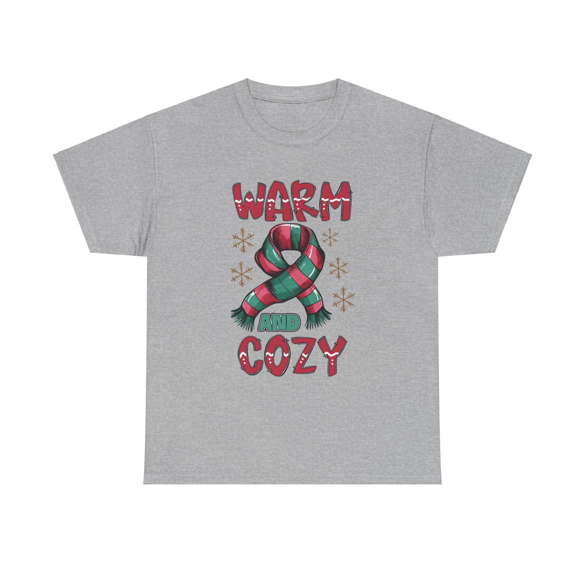 christmas warm and cozy Unisex Heavy Cotton Tee men women