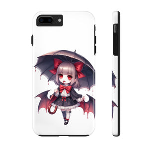 vampire girl horror art Tough Phone Cases