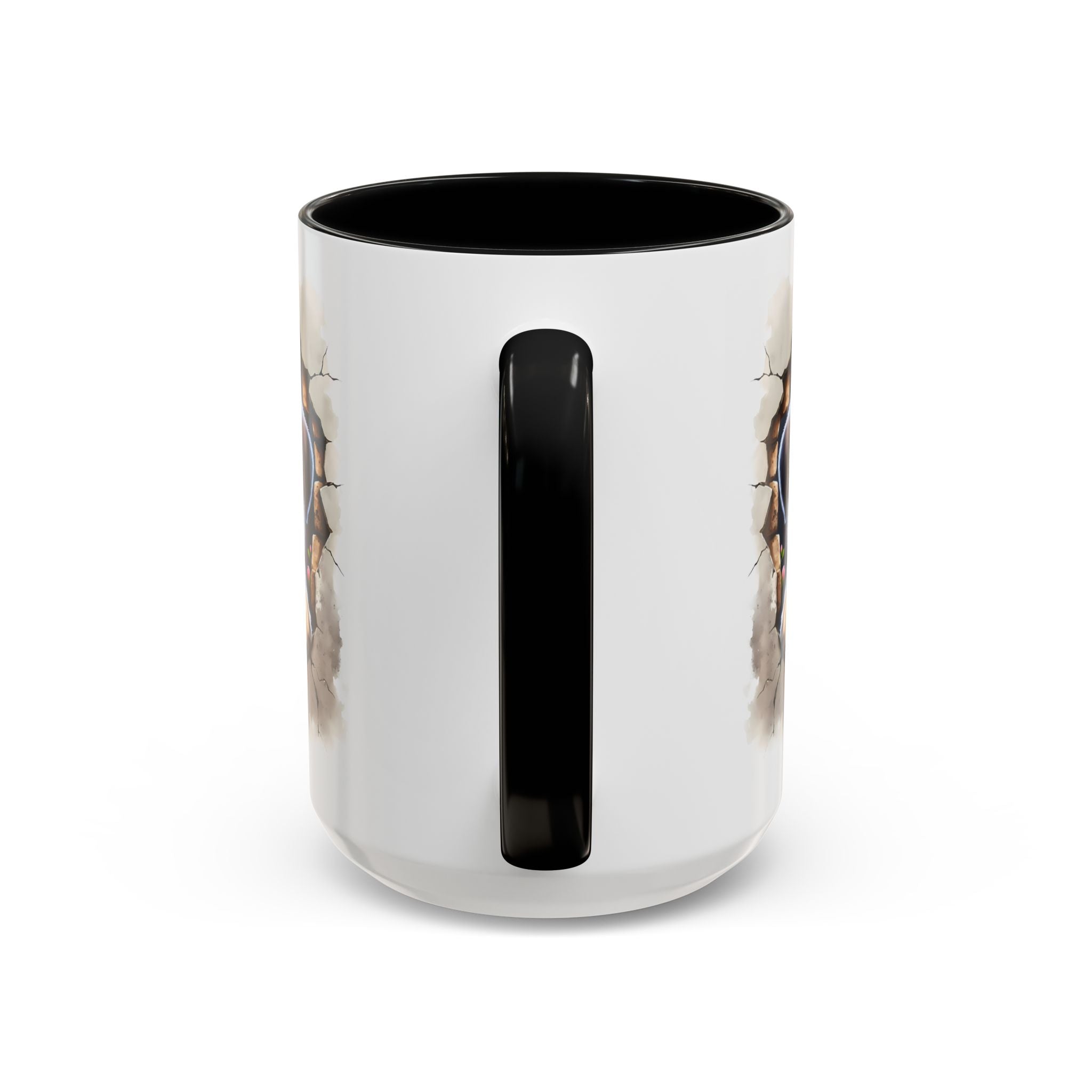 Pug In A Wall Coffee Mug - Cozy Ceramic Cup for Dog Lovers - Cute Pet Gift for Birthdays, Anniversaries, and Holidays