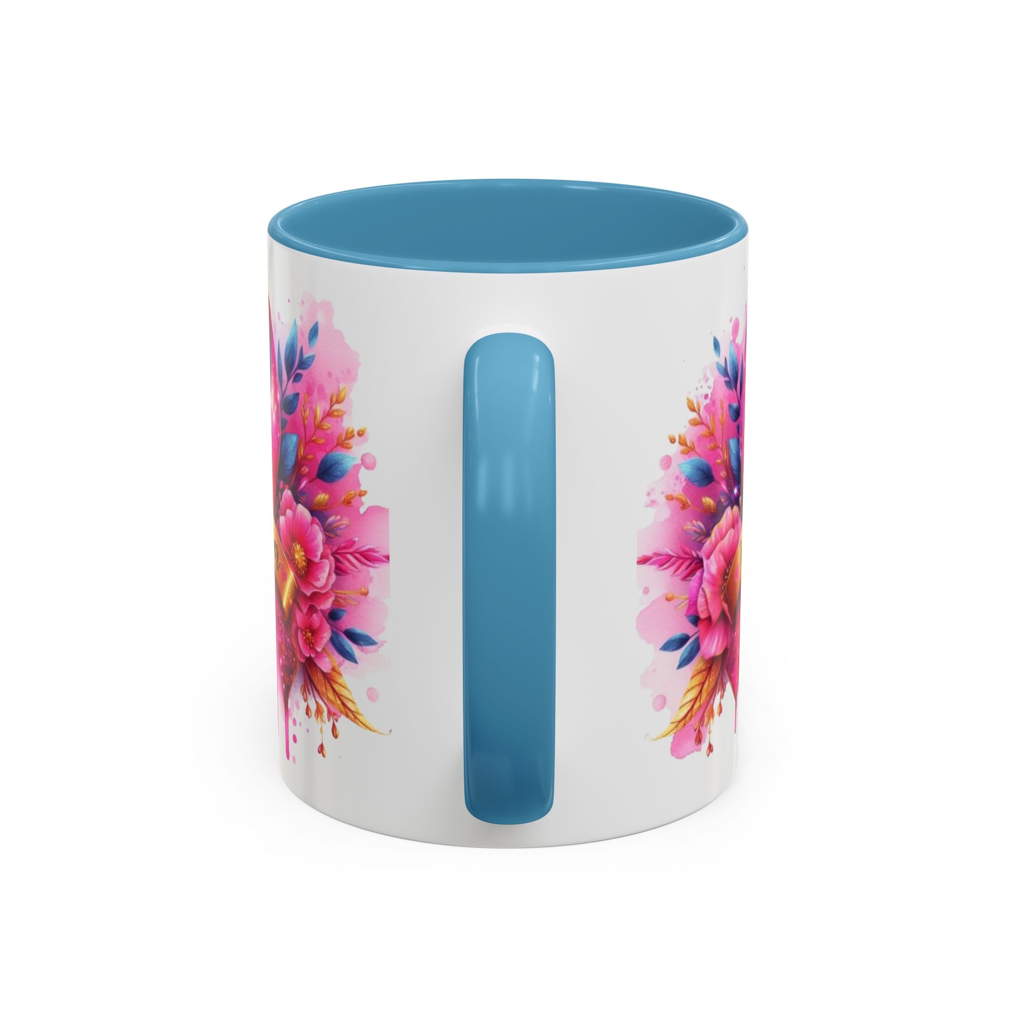 Inspirational Warrior Coffee Mug - Floral Design, Encouragement Gift, Cancer Awareness, Motivational Cup, Supportive Drinkware