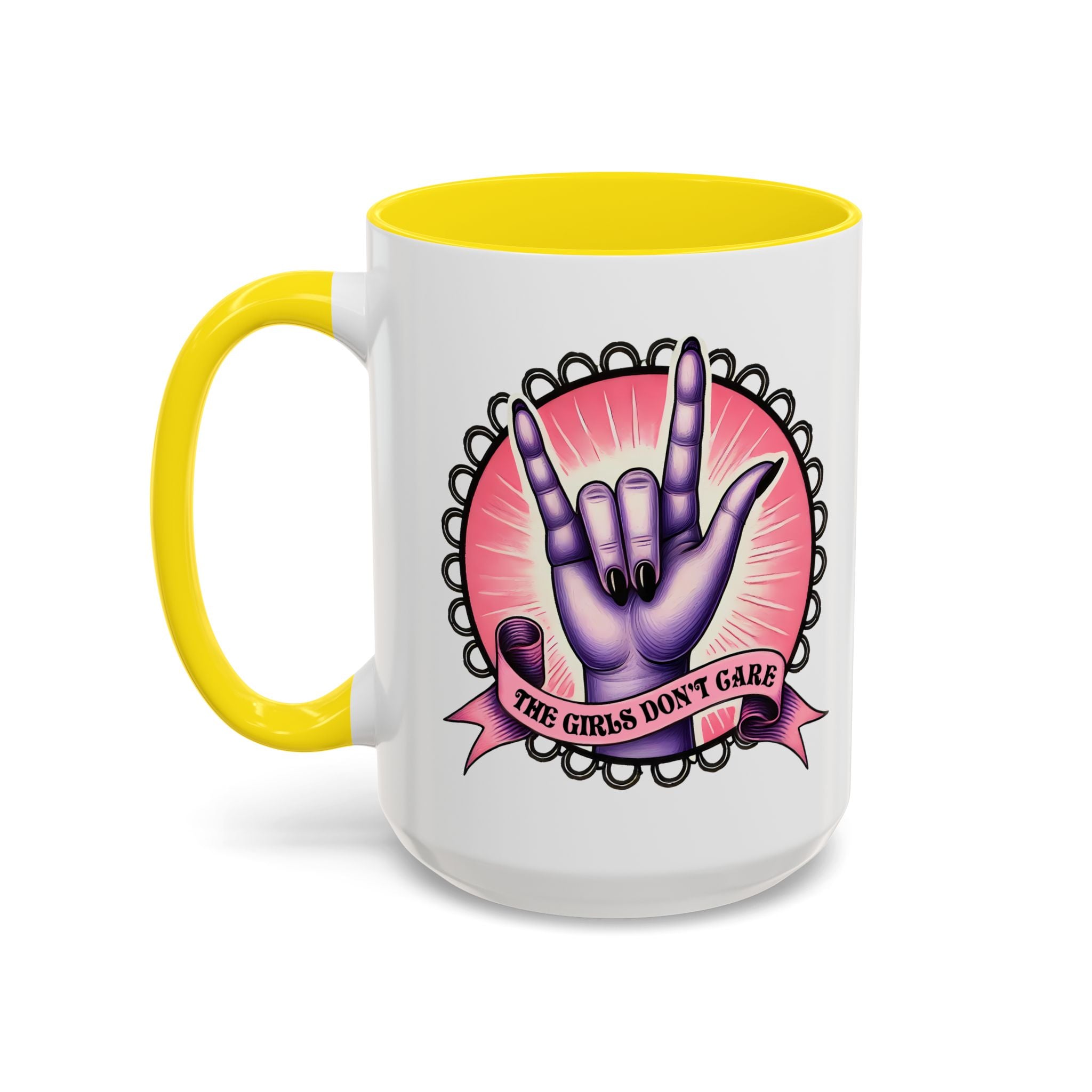 Rock 'n' Roll Accent Coffee Mug - Perfect for Music Lovers, Gift for Her, Unique Office Mug, Fun Coffee Cup, Empowering Gift Idea