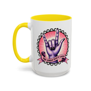 Rock 'n' Roll Accent Coffee Mug - Perfect for Music Lovers, Gift for Her, Unique Office Mug, Fun Coffee Cup, Empowering Gift Idea