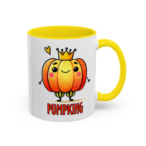 Pumpkin King Coffee Mug, Cute Mug for Fall, Halloween Decor, Gift for Pumpkin Lovers, Funny Holiday Mug, Fun Kitchenware