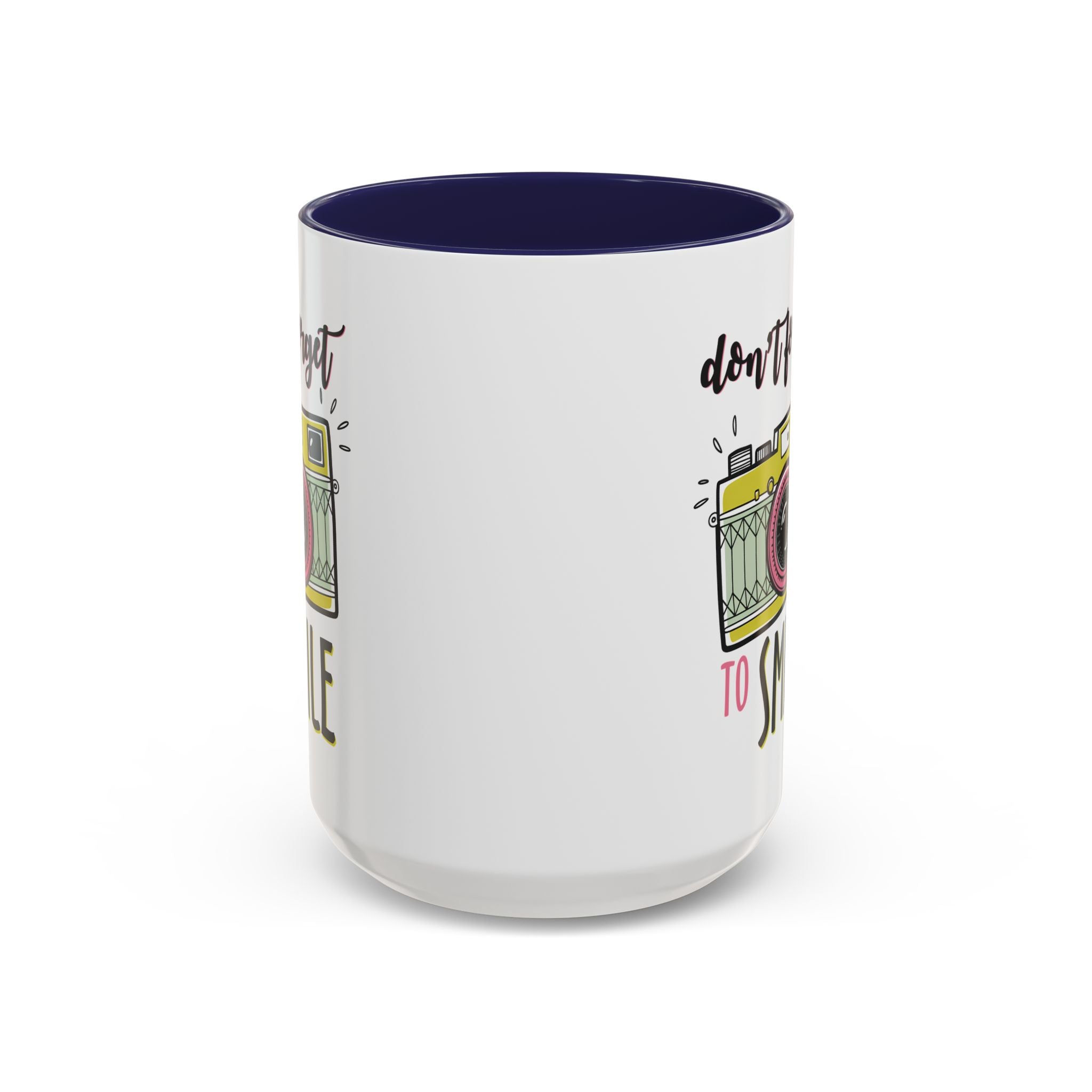 Inspirational Coffee Mug - 'Don't Forget to Smile' mental health