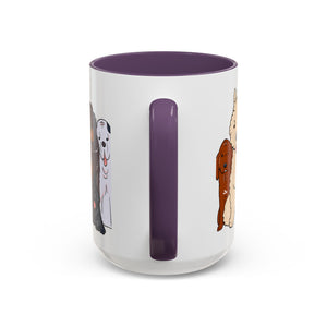 Cute Dog Breed Accent Coffee Mug, Pet Lover Gift, Canine Mug, Gifts for Dog Owners, Puppy Lover Mug
