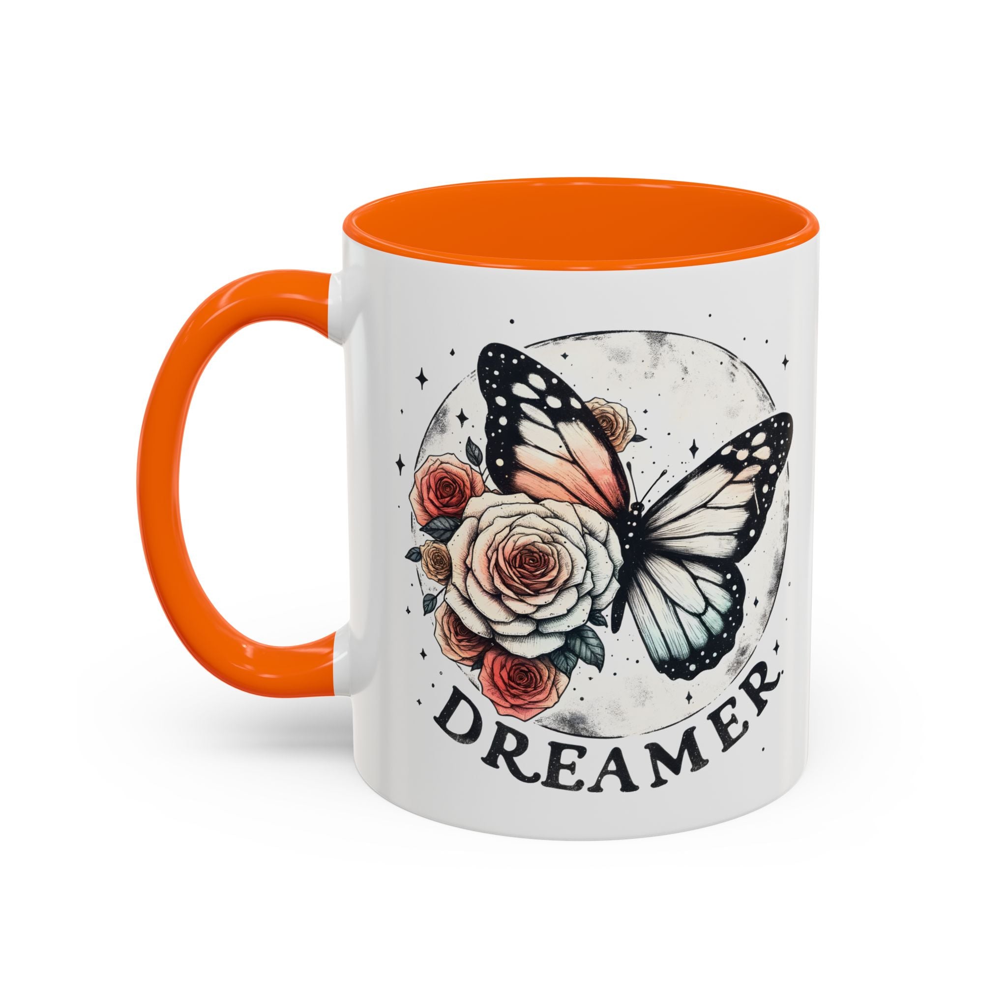 Dreamer Butterfly Coffee Mug - Stylish Accent for Creatives positive vibe freedom nature lover