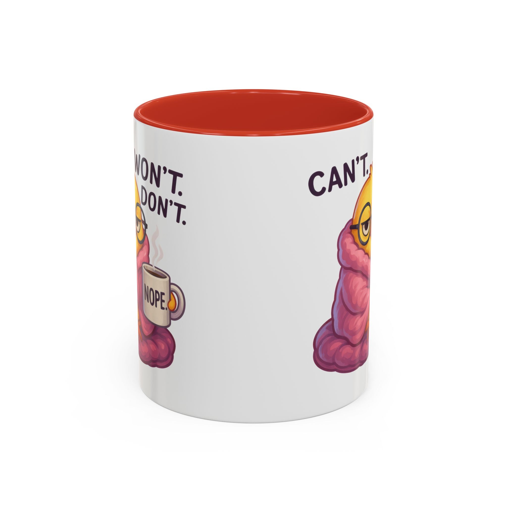 Cozy Cartoon Coffee Mug - Perfect for Lazy Days, Gifts for Friends, Cute Coffee Cups, Inspirational Morning Mug, Funny Beverage Container