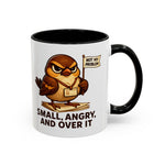 Funny Owl Coffee Mug, not my problem  Small Angry Owl Cup, Coffee Lover Present, Quirky Office