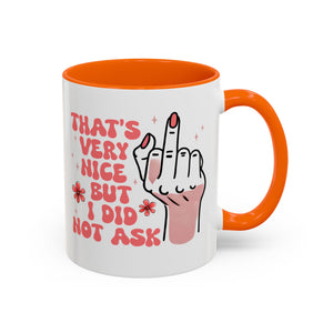 Sassy Accent Coffee Mug, Funny Gift, Humor Mug, Conversation Starter, Coffee Lover Gift, Unique Handmade Mug