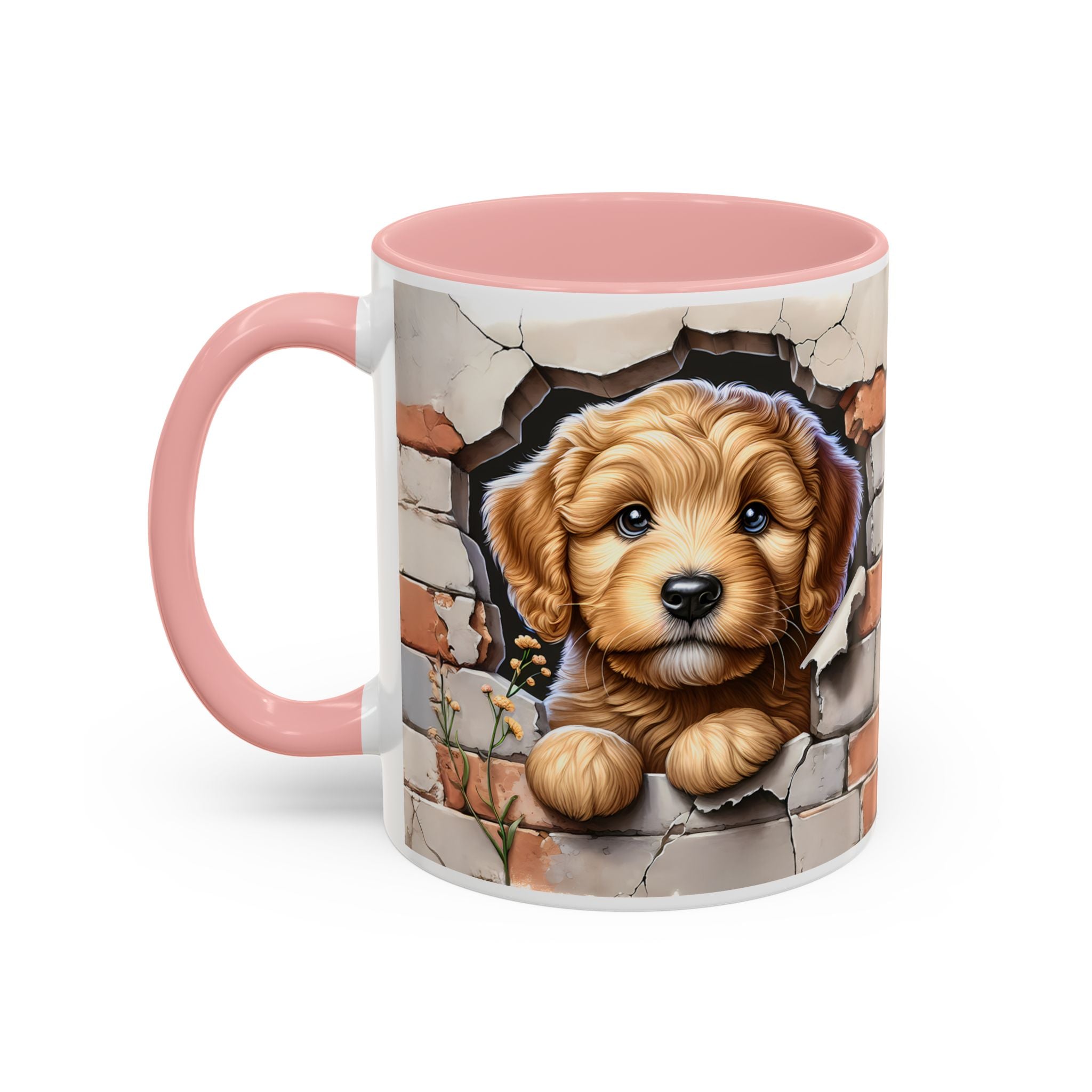 Cute Dog Accent Coffee Mug - Perfect Gift for Pet Lovers, Animal Lovers, Home Decor, Coffee Lovers, Unique Kitchenware