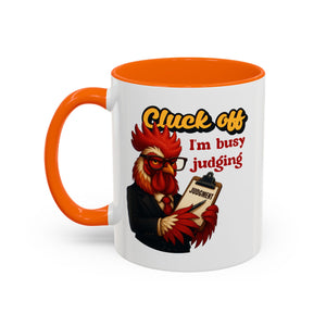 Funny Cluck Off Coffee Mug - Perfect for Chicken Lovers, Gag Gifts, Office Humor, and Birthdays