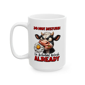 I'm a Mooooody Lady cow coffee Mug, Cute Cow Mug, Funny Coffee Cup, Gift for Cow Lovers, Birthday Gift, Kitchen Decor
