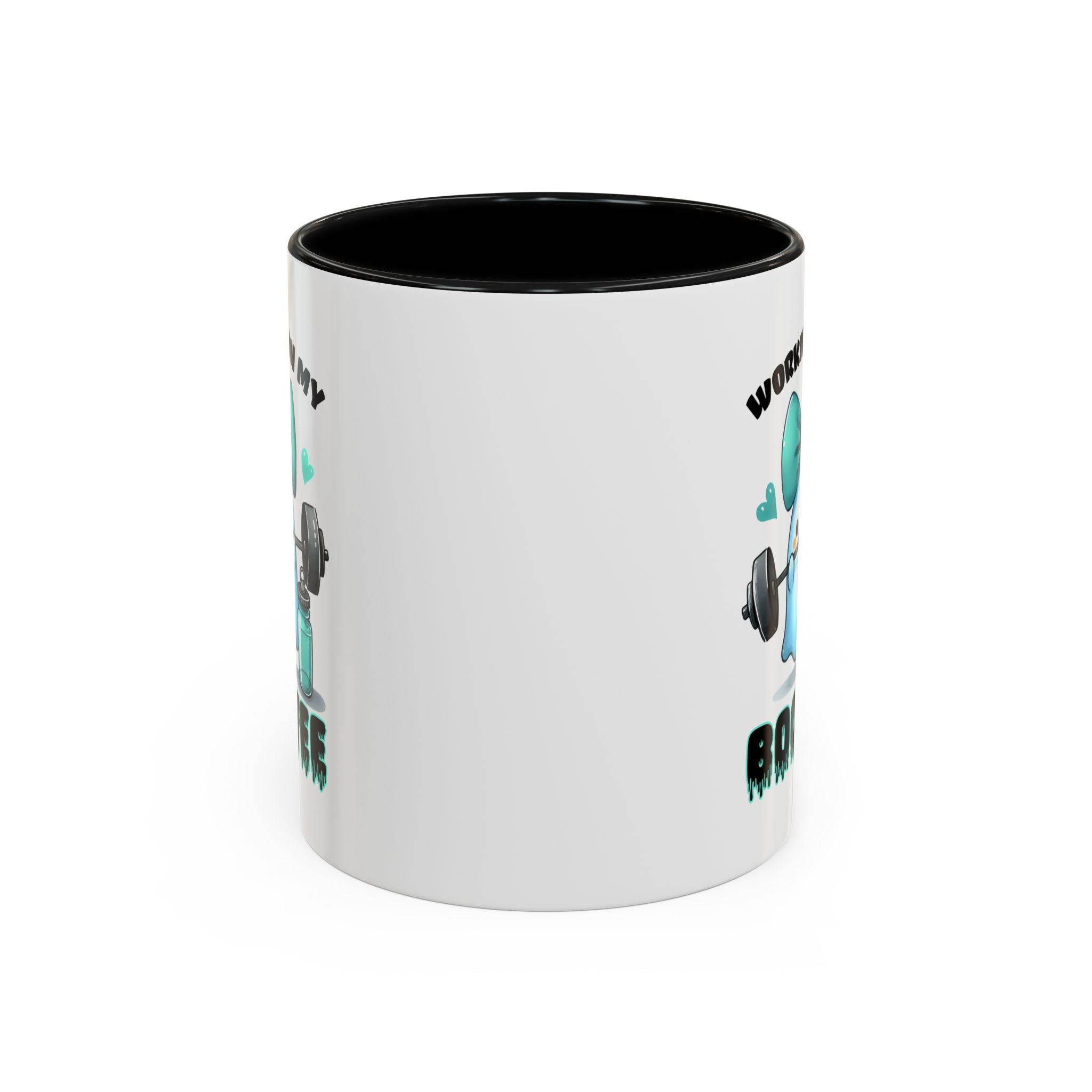 Fitness Motivation Coffee Mug, Workout Gift, Gym Decor, Boo-Tee Lover's Cup, Cute Ghost Mug