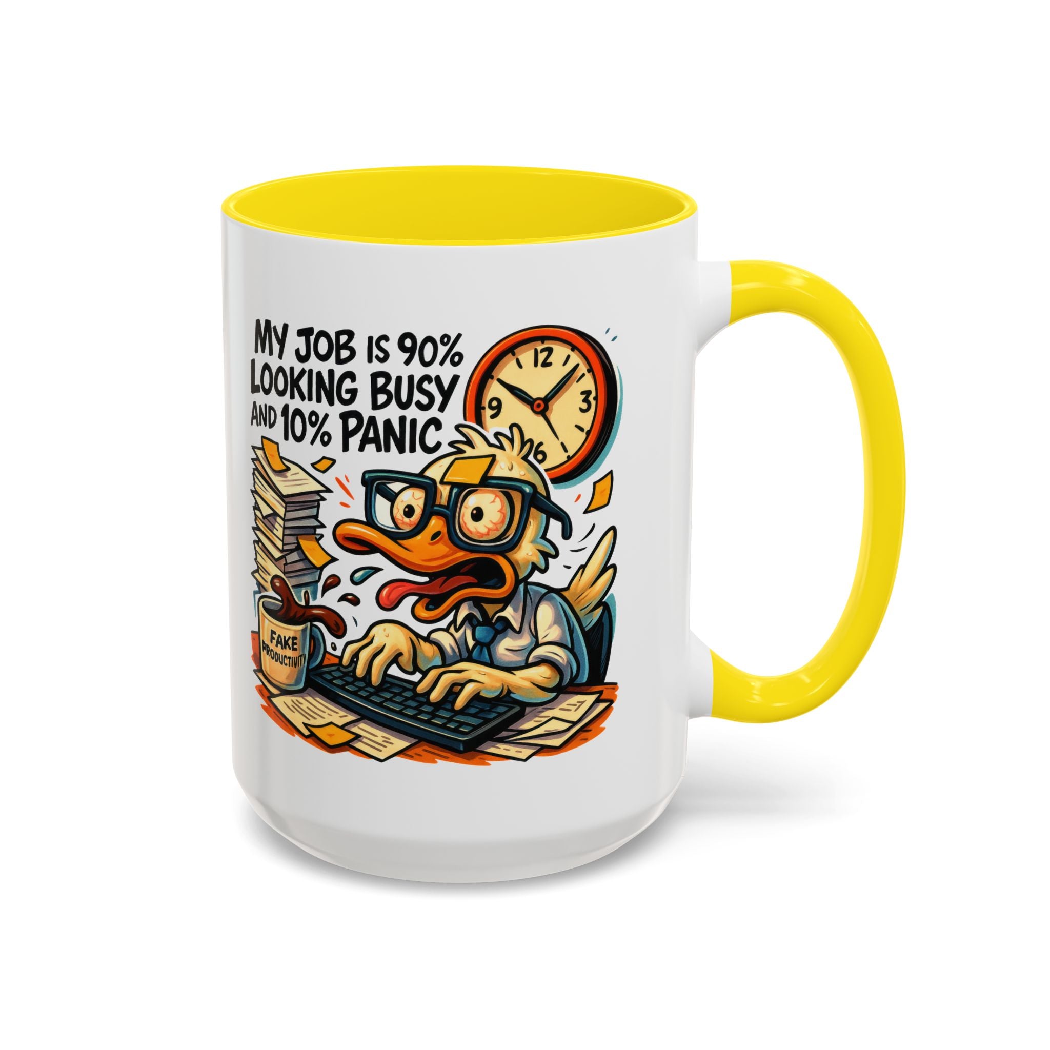 Funny Office Coffee Mug - Perfect Gift for Coworkers, Work from Home, Funny Gag Gift, Unique Desk Accessory, Humor Mug