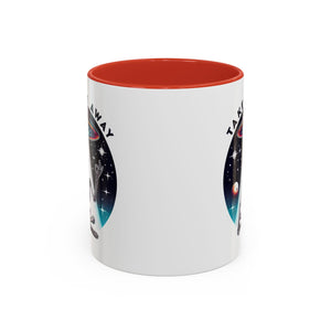 Galactic Skeleton Coffee Mug, Take Me Away Mug, Space-Themed Mug, Unique Gift for alien Lovers, Sci-Fi Cafe Mug