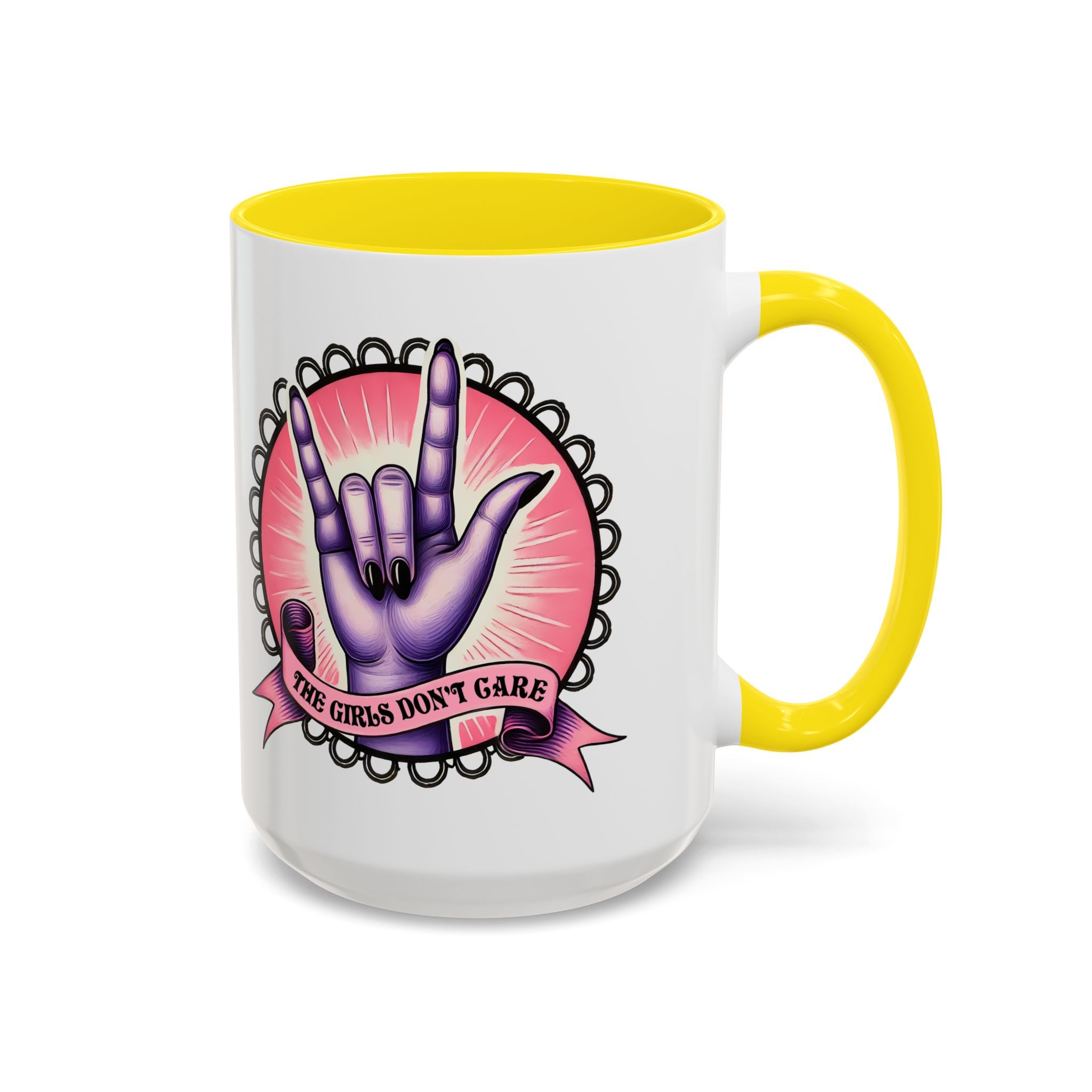 Rock 'n' Roll Accent Coffee Mug - Perfect for Music Lovers, Gift for Her, Unique Office Mug, Fun Coffee Cup, Empowering Gift Idea
