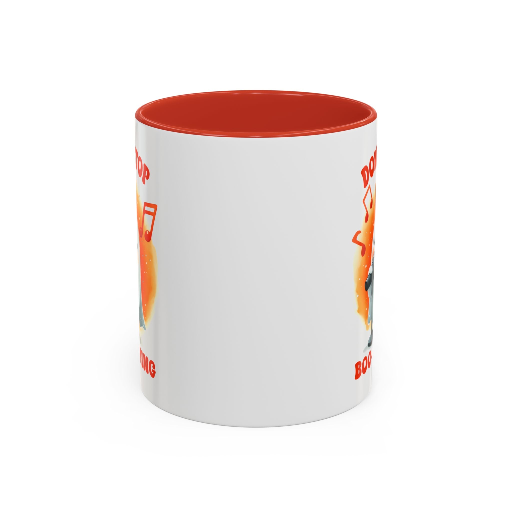 Ghost Coffee Mug, Perfect for Halloween, Fun Gift for Kids & Adults, Don't Stop Boo-lieving Mug, Caffeinated Spirits
