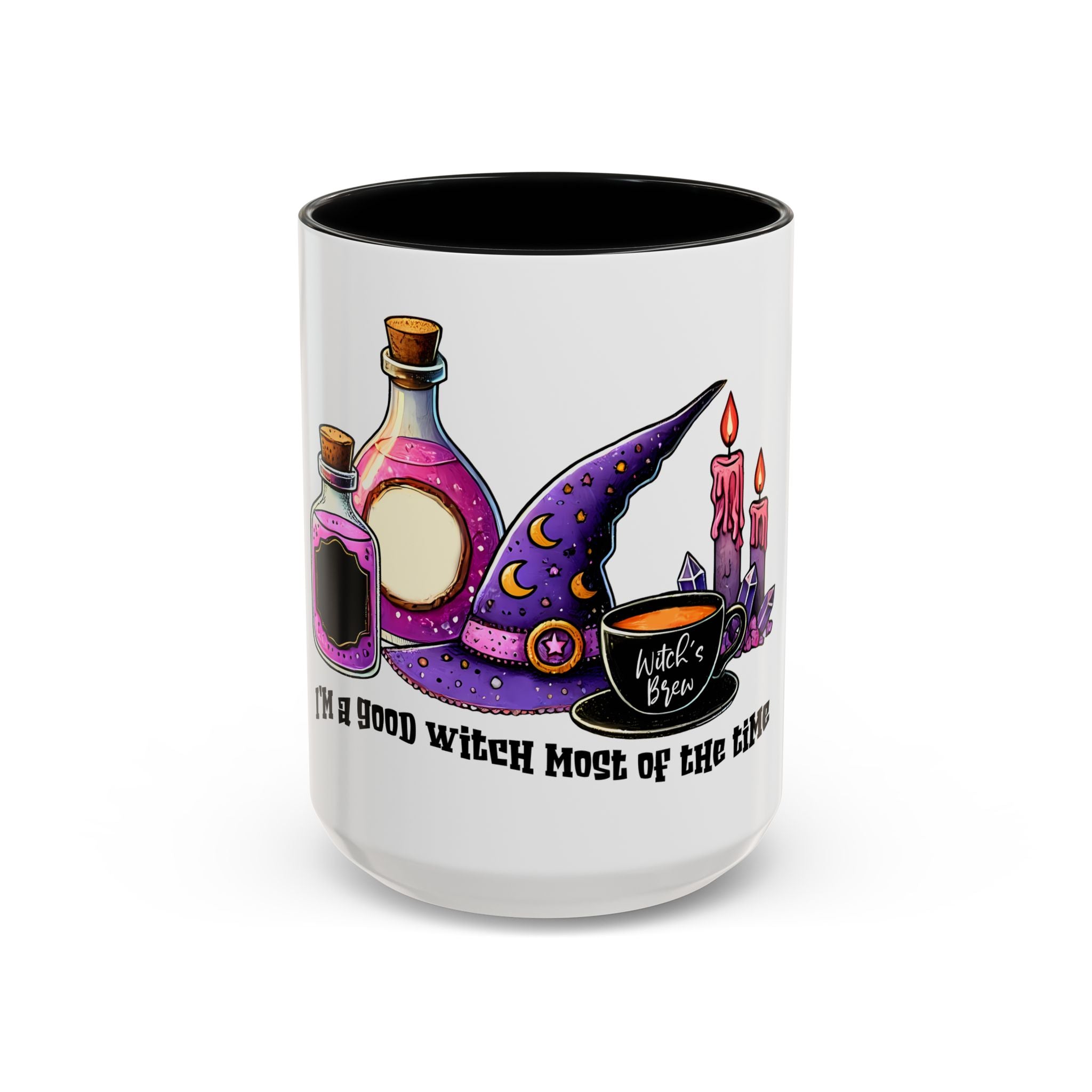 Halloween good witch Accent Coffee Mug (11, 15oz)
