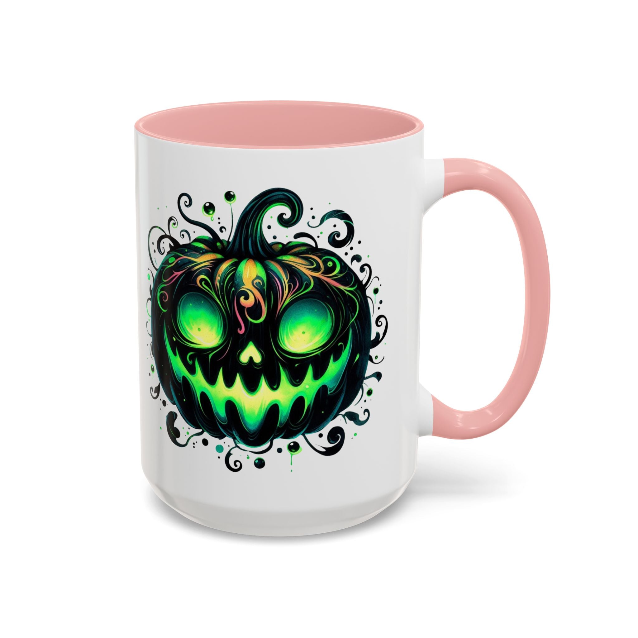 Spooky Pumpkin Accent Coffee Mug – Perfect for Halloween Lovers