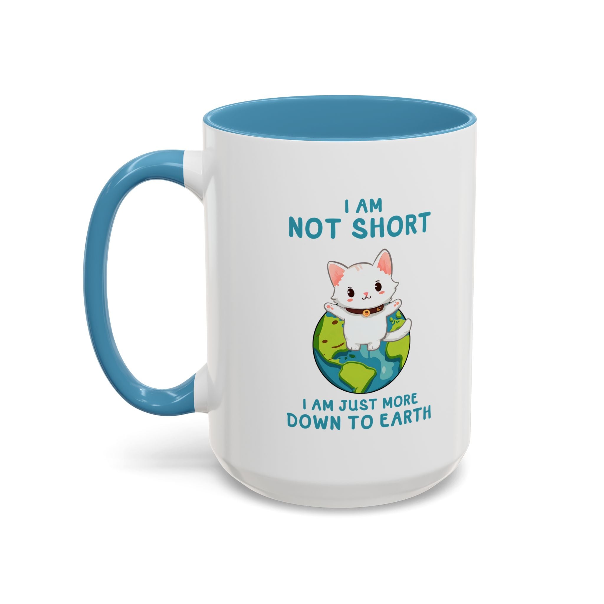 Cute Down to Earth Cat Coffee Mug - Perfect Gift for Cat Lovers