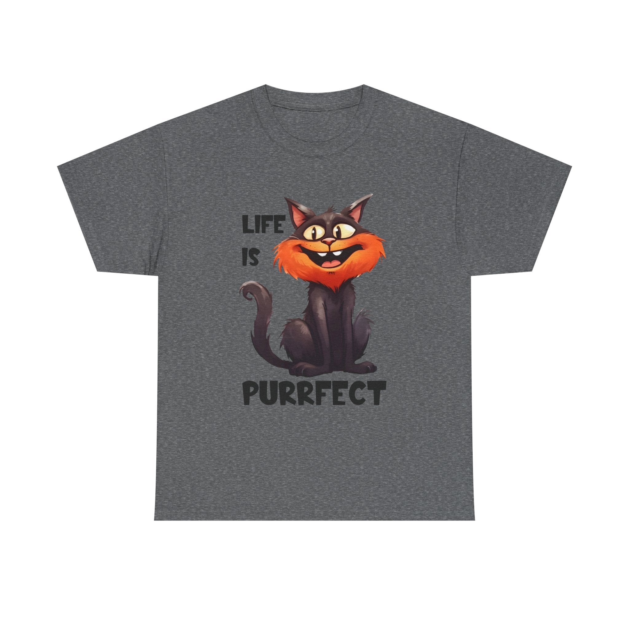 Purrfect Cat Tee, Cute Cat Lover Shirt, Fun Unisex Cotton Top, Gifts for Cat Owners, Funny Pet T-Shirt, Birthday Gift Idea