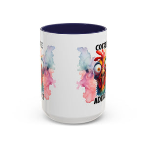 Coffee Addict Mug, Funny Coffee Lover Gift, Unique Kitchen Decor, Quirky Morning Brew Cup, Perfect for Birthdays & Holidays
