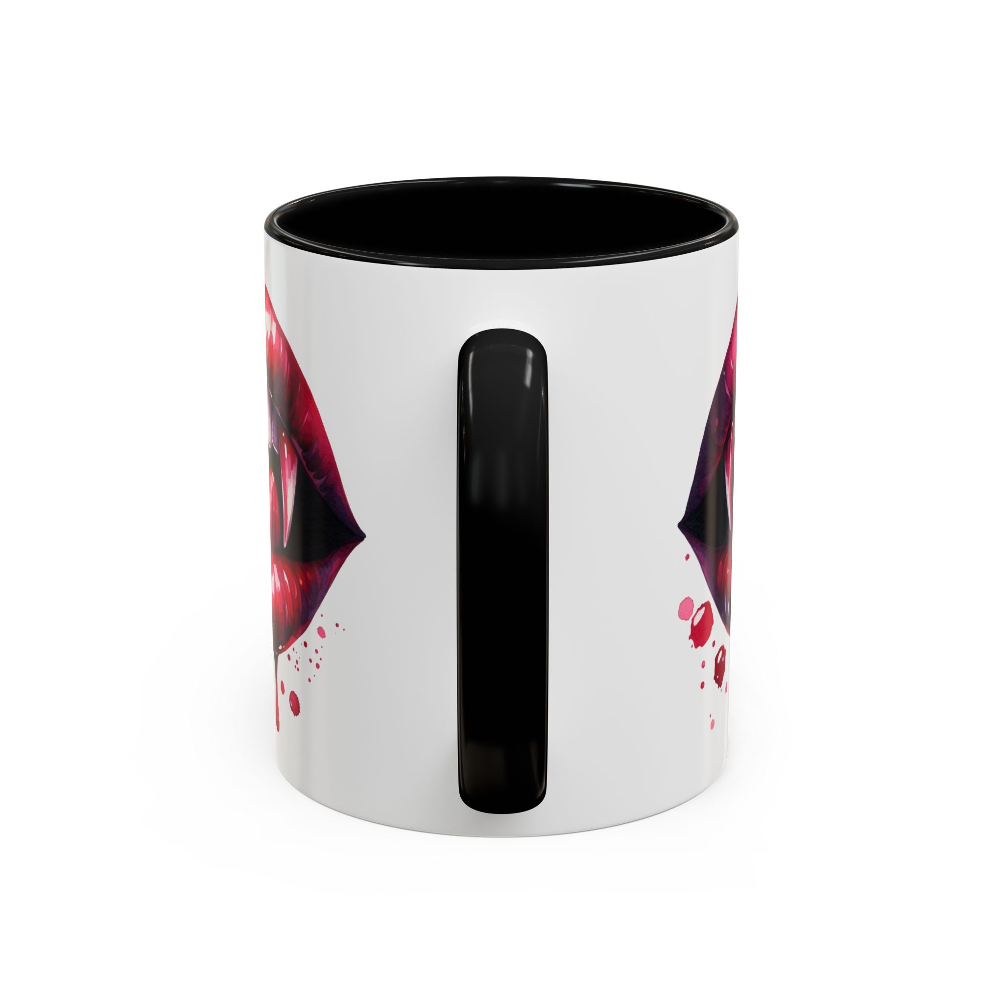 Gothic Vampire Teeth Coffee Mug – Perfect for Halloween, Spooky Occasions, Gift for Horror Lovers, Unique Accent Cup