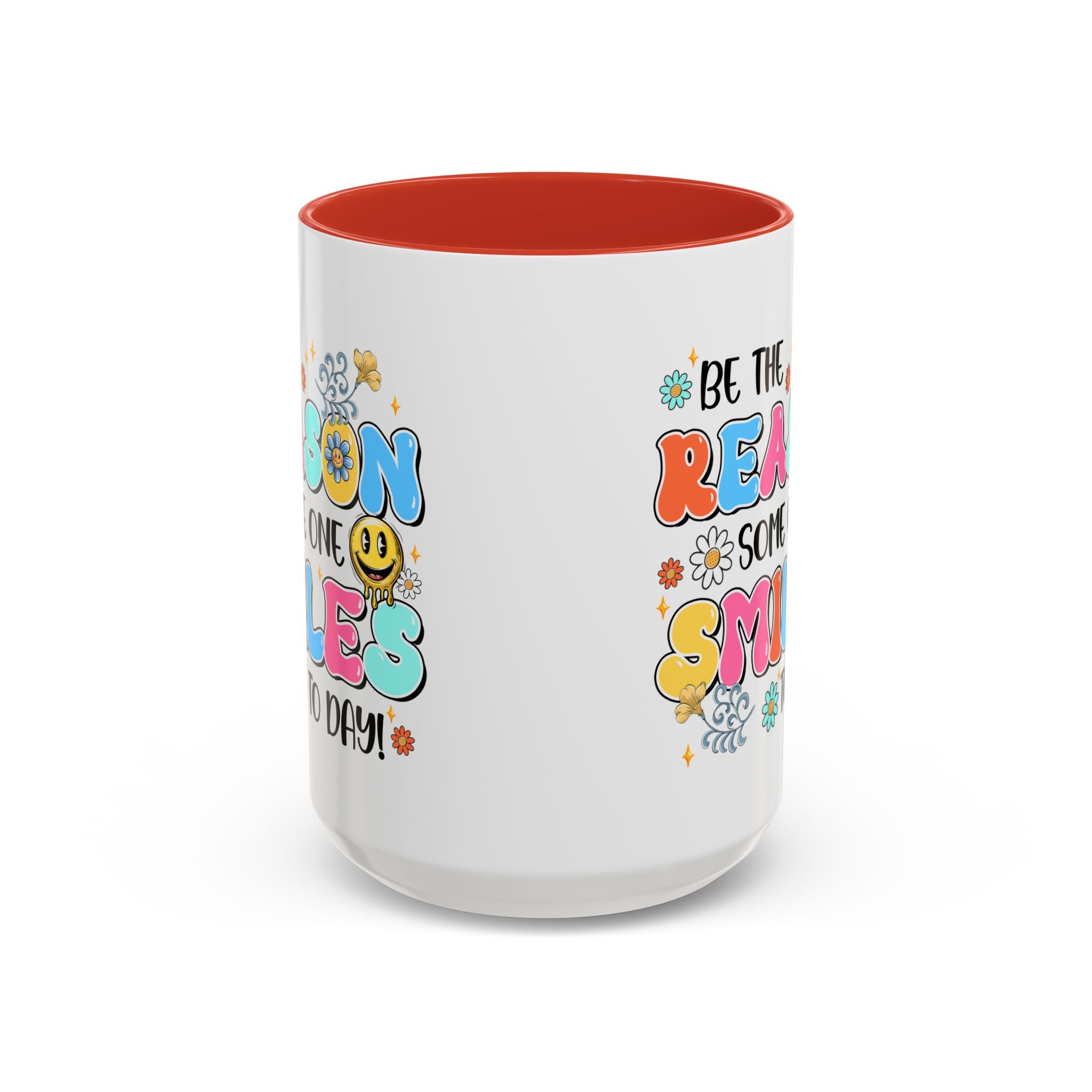 Colorful Inspirational Coffee Mug – Be the Reason Some One Smiles!