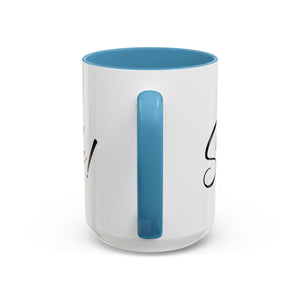 Inspirational Accent Coffee Mug - "You Make Me Smile!" - Perfect Gift for Friends & Family