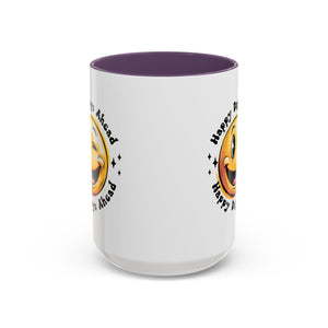Happy Days Ahead Coffee Mug - Smiley Face Design - 11oz & 15oz