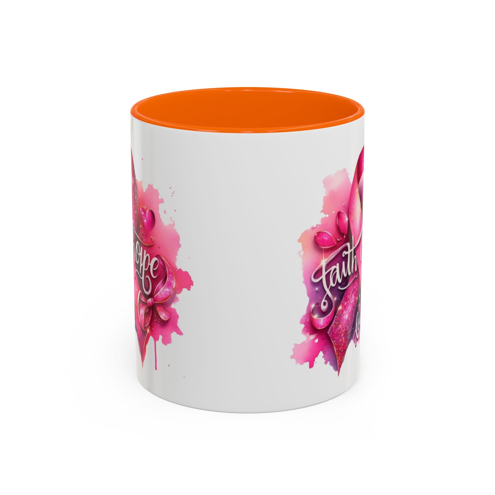 Cancer awareness Inspirational Hope & Faith and Love Coffee Mug