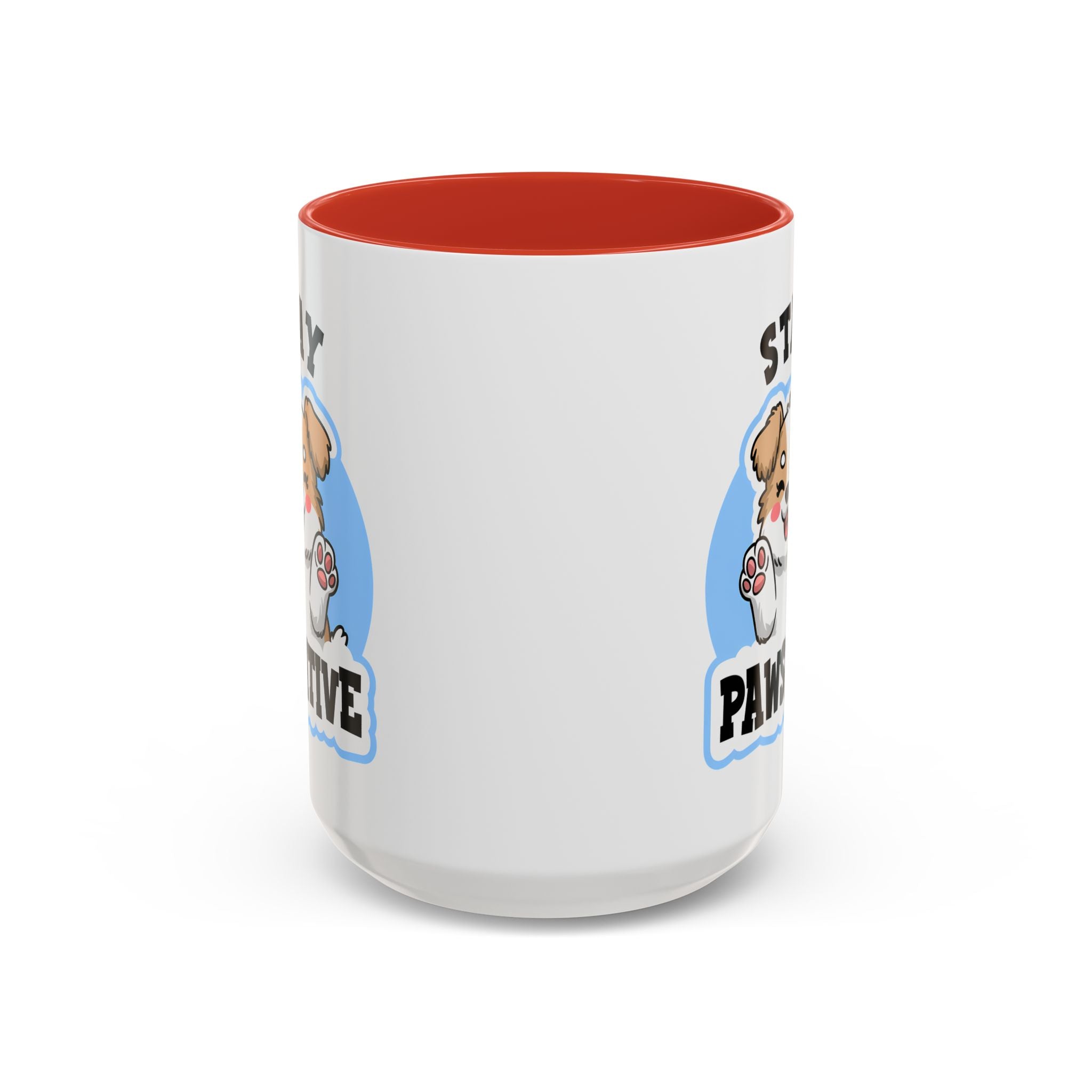 Cute Stay Pawsitive Coffee Mug - Perfect Gift for Dog Lovers mental health