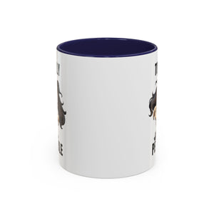 Totally Pettable Coffee Mug, Dog Lover Gift, Animal Print Mug, Funny Pet Mug, Customizable Coffee Cup, Gift for Pet Owners