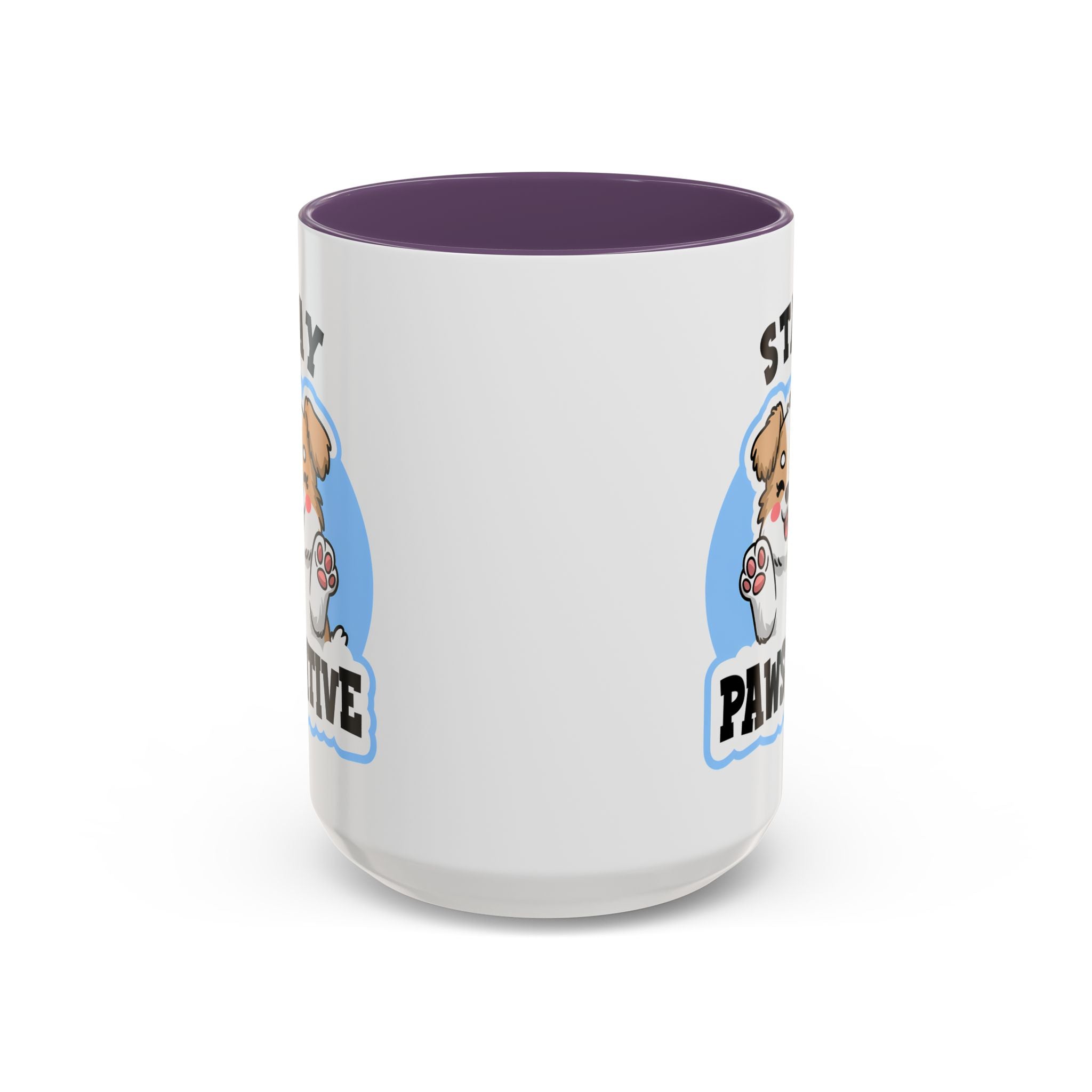 Cute Stay Pawsitive Coffee Mug - Perfect Gift for Dog Lovers mental health